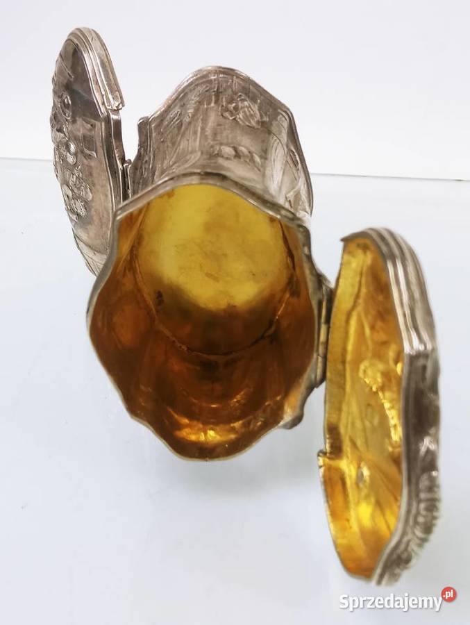 Hanau Tabakierka Srebro 800 Tabakierka Nowa Sól