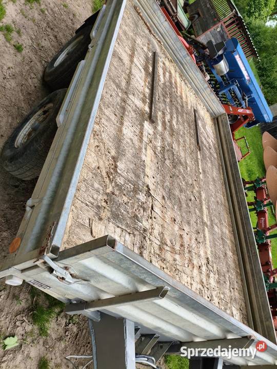 Przyczepa samochodowa tandem 2 osiowa idealna Gdów sprzedam