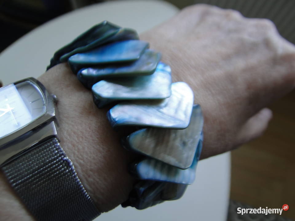 ładna bransoletka barwione muszle Warszawa