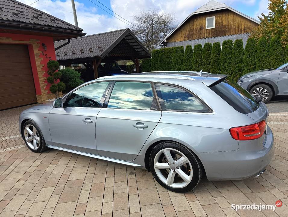 Audi A4 B8 SLine 20TDI 143 20082009r szary Motoryzacja podkarpackie Brzozów