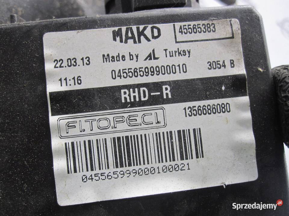 FIAT FIORINO III 13r lampa prawa przód 45560757 świętokrzyskie