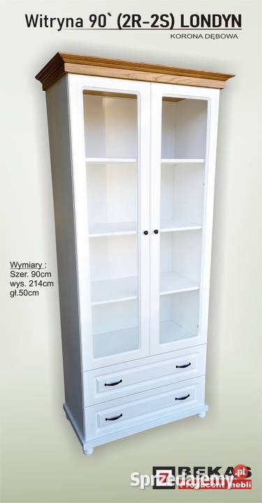 Biała Komoda 120 LONDYN White OAK Śliczna z Jelenia Góra