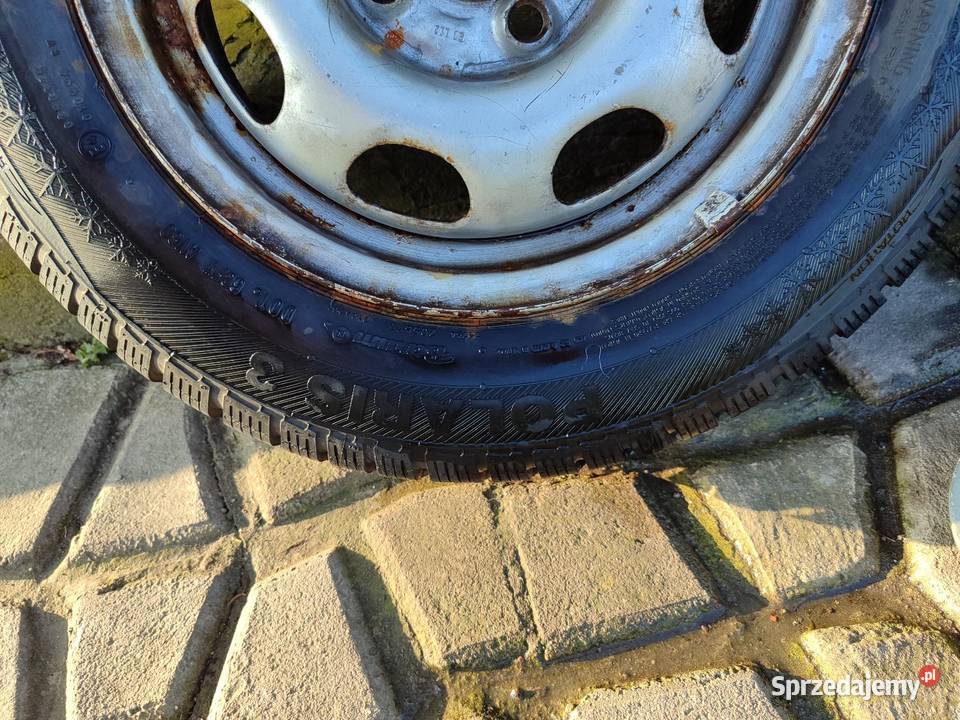 Felgi stalowe z oponami zimowy 13 4x100 Paprotnia sprzedam