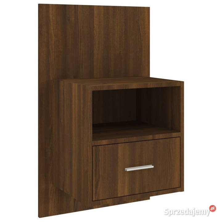 Wisząca szafka nocna brązowy dąb WM816968 Nocne Warszawa