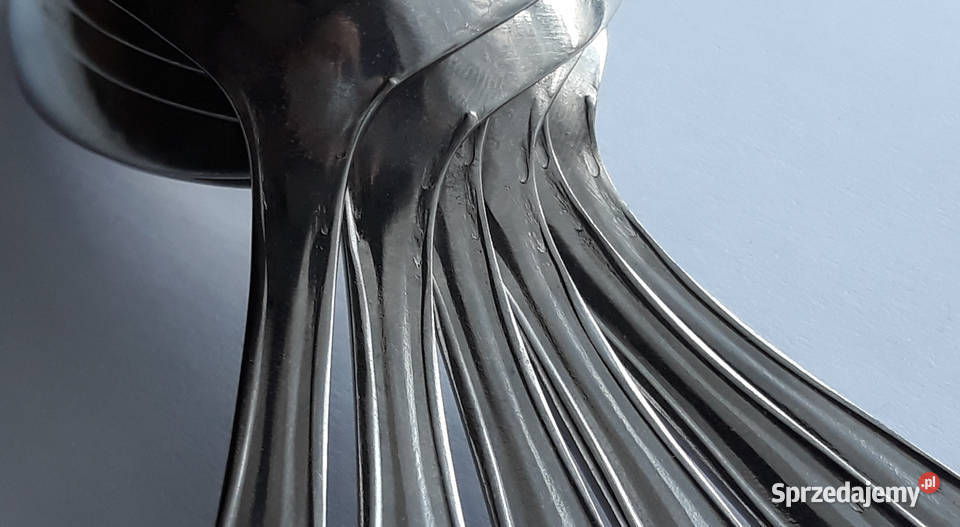 Łyżki obiadowe BAKELIT Gerlach sztućce PRL Wyposażenie wnętrz śląskie Dąbrowa Górnicza