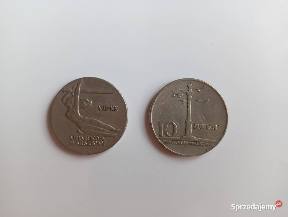 10 złotych NIKE kolumna Zygmunta 1965 r Koszalin