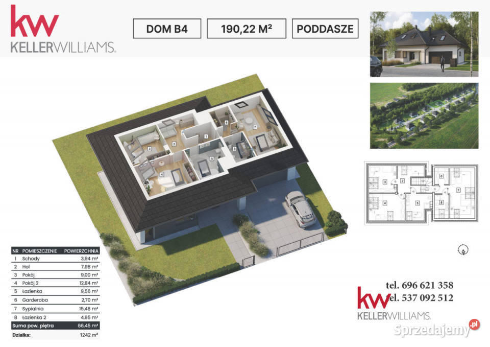 sprzedaży domu wolnostojącego 19022m Żernica Rok budowy 2025