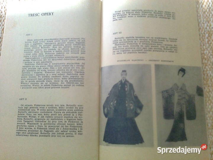 Madame Butterfley w Operze Narodowej 1982 w mazowieckie Warszawa sprzedam