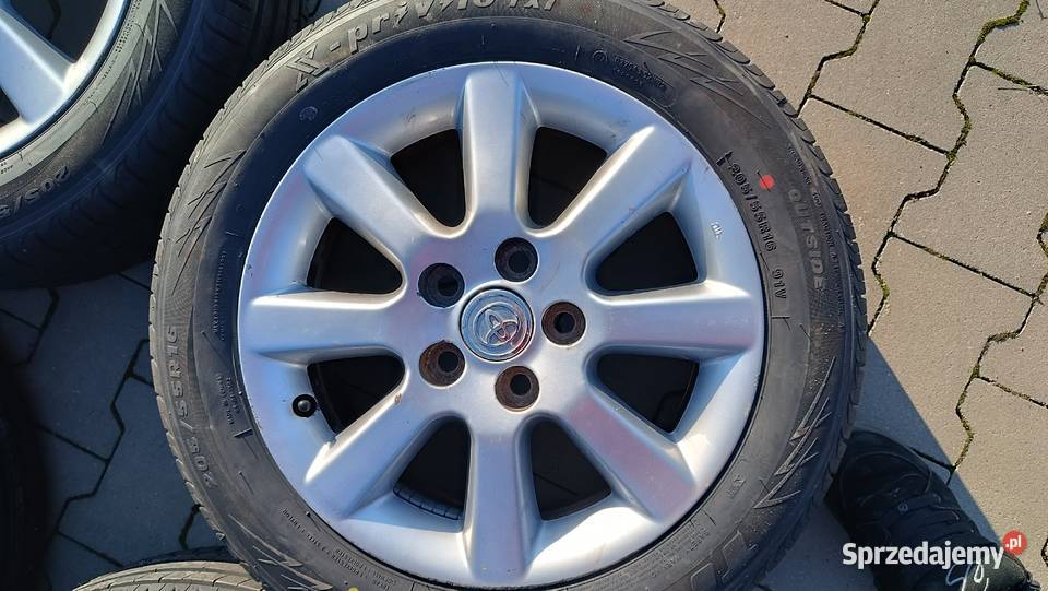 Felgi aluminiowe Toyota 16 5x1143 ET45 601mm śląskie Rybnik