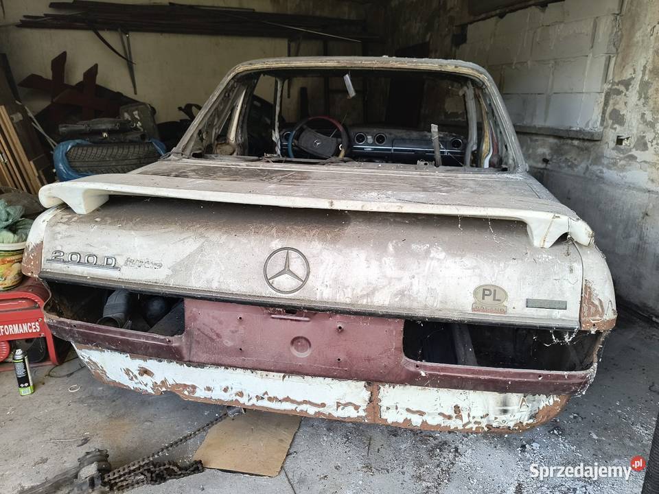 Mercedes 123 beczka skrócony ciekawy projekt do uszkodzony Świerklany
