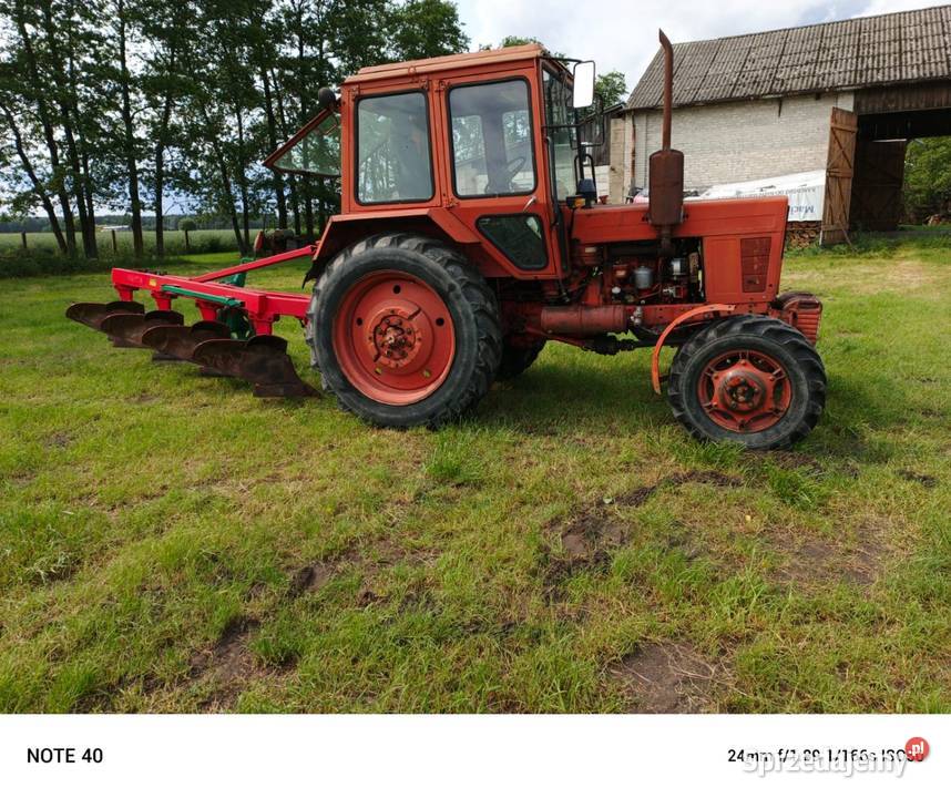 MTZ 82 z pług 4 skibowy Agro masz
