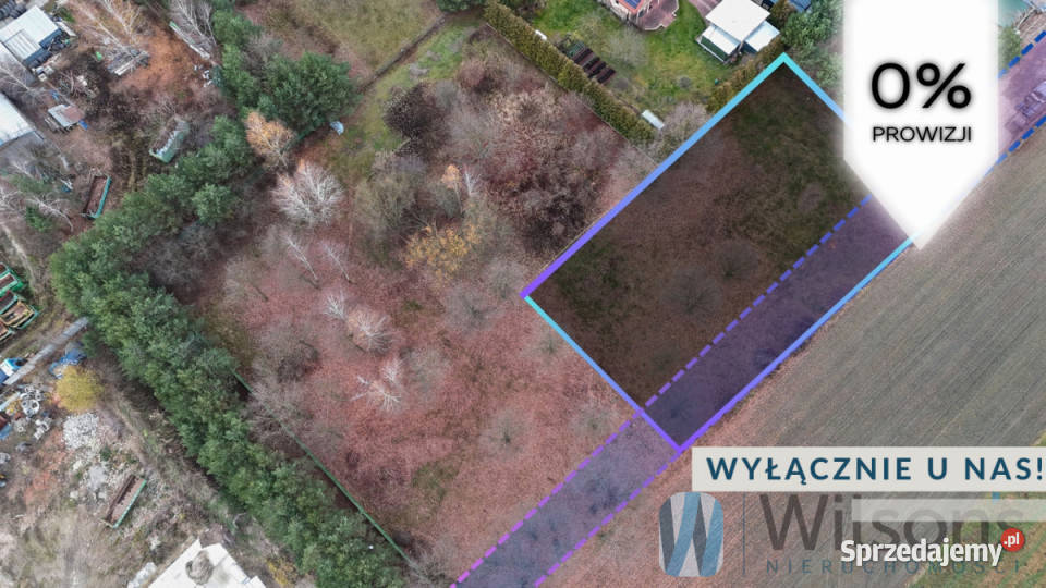 Działka Kolonia Warszawska Przezorna 1700 metrów