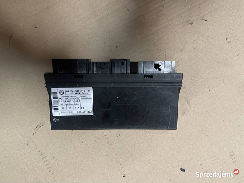 9151516 Moduł komfortu bmw 5 e60 e61 Lift lci zachodniopomorskie Szczecin