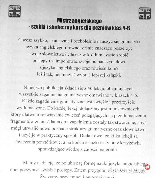 Mistrz angielskiego kurs kl 46 Piotr Dwornik