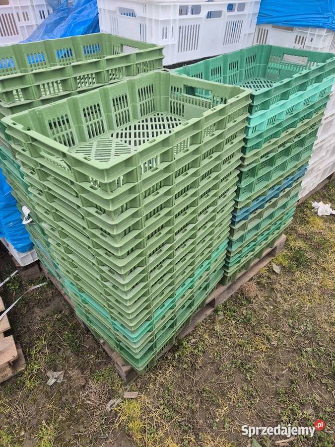 Skrzynki paczki plastikowe 60x40x14 mocne Nowy Sącz