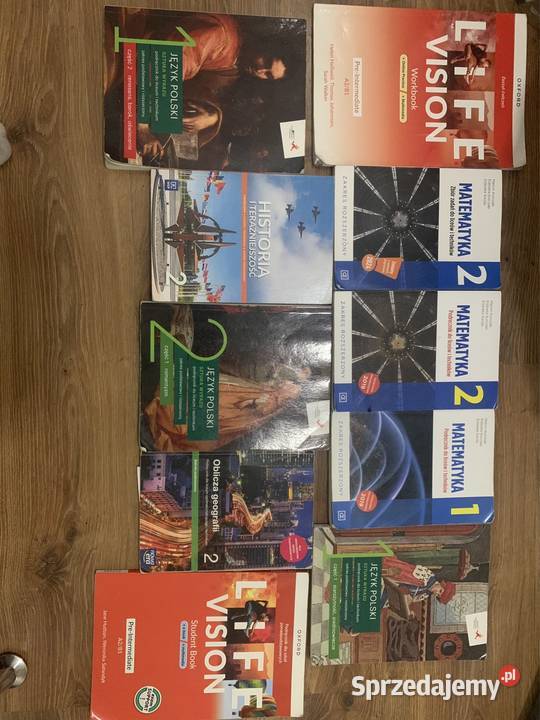 Książki do liceum technikum łódzkie Rawa Mazowiecka sprzedam