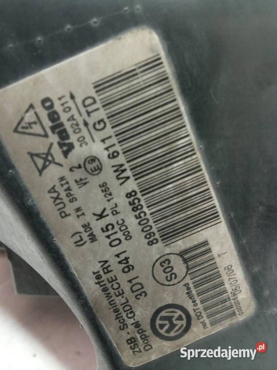 LAMPA PRZÓD LEWA XENON EUROPA USZKODZONA świętokrzyskie sprzedam