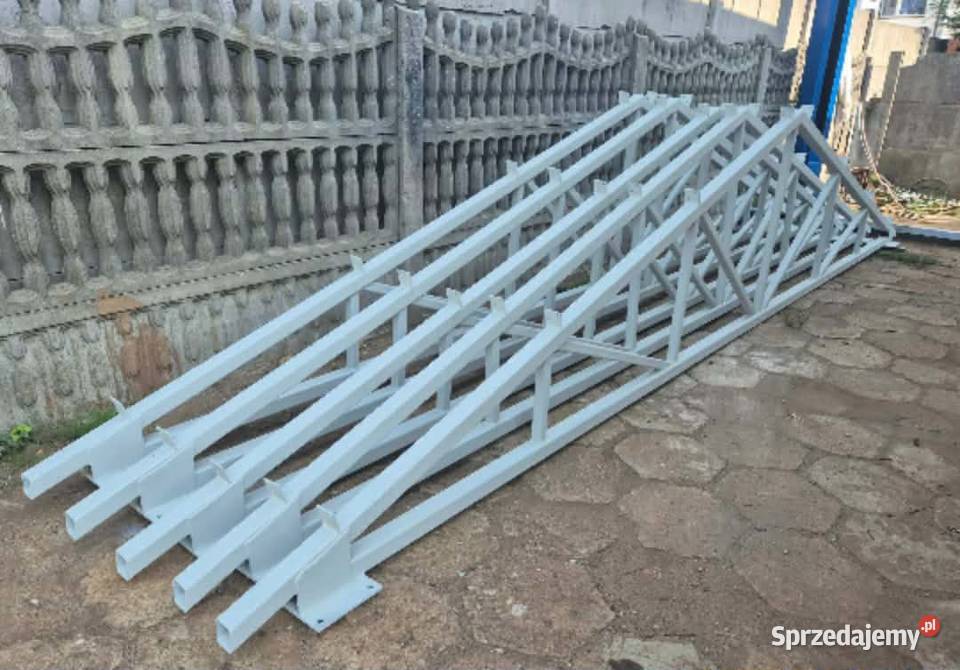 KONSTRUKCJA HALI STALOWEJ DWUSPADOWEJ 6X16 Wola Krzysztoporska