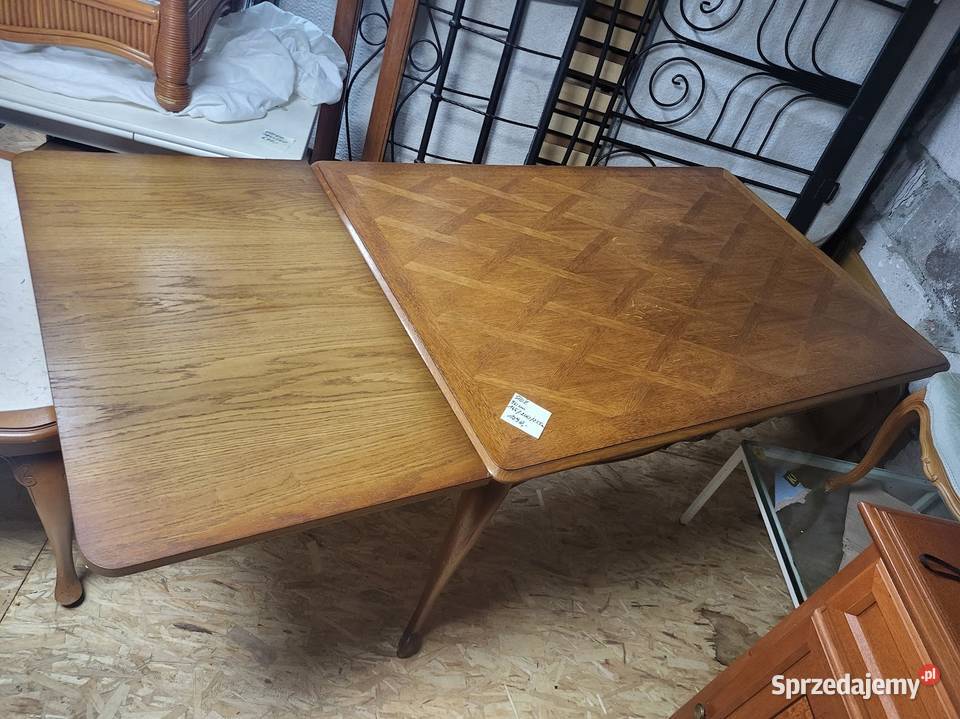 Stylowy stół LUDWIKOWSKI chippendale dębowy z Sypniewo sprzedam