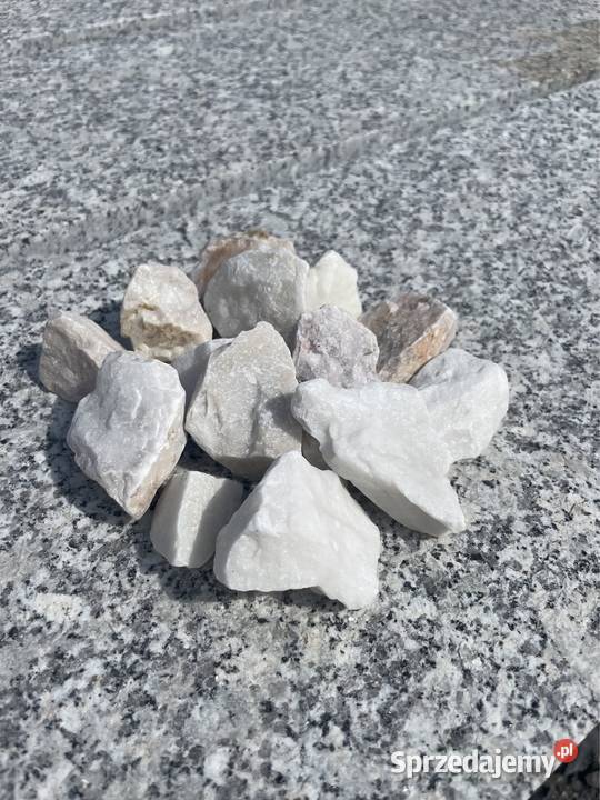 Grys PERŁOWY Kamień Naturalny do Ogrodu Biała Piaseczno