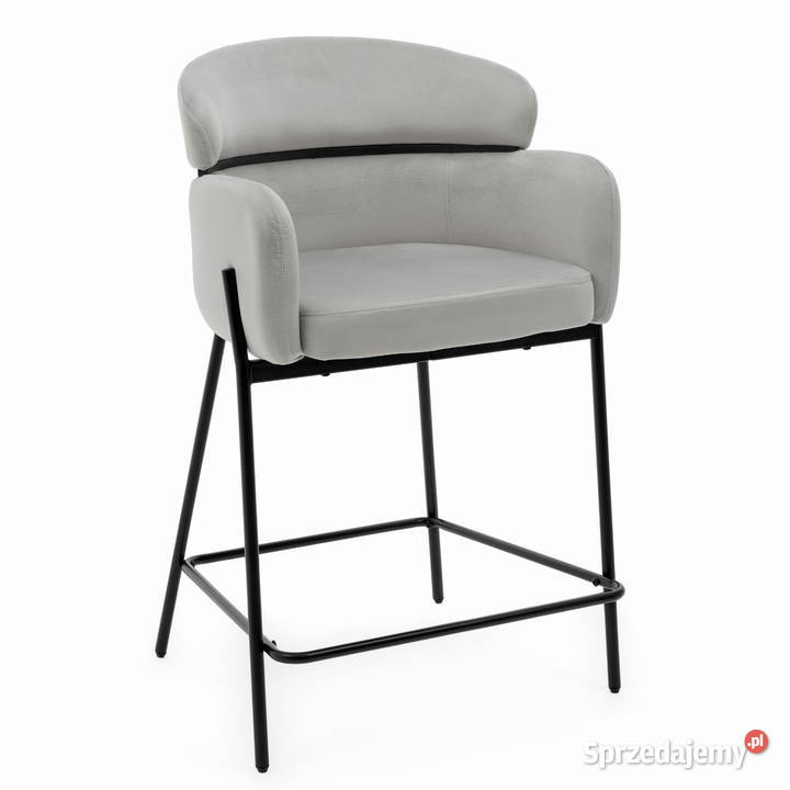 Hoker Tapicerowany Bolzano Jasnoszary Wysyłka Tarchały Małe