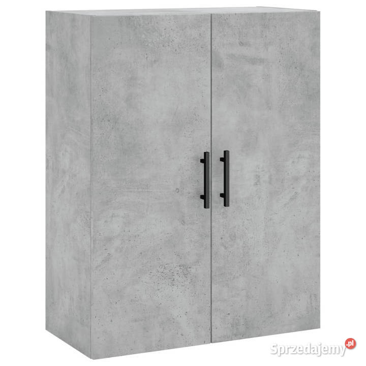 Szafka wisząca szarość betonu 695x34x90 WM828448 Pozostałe