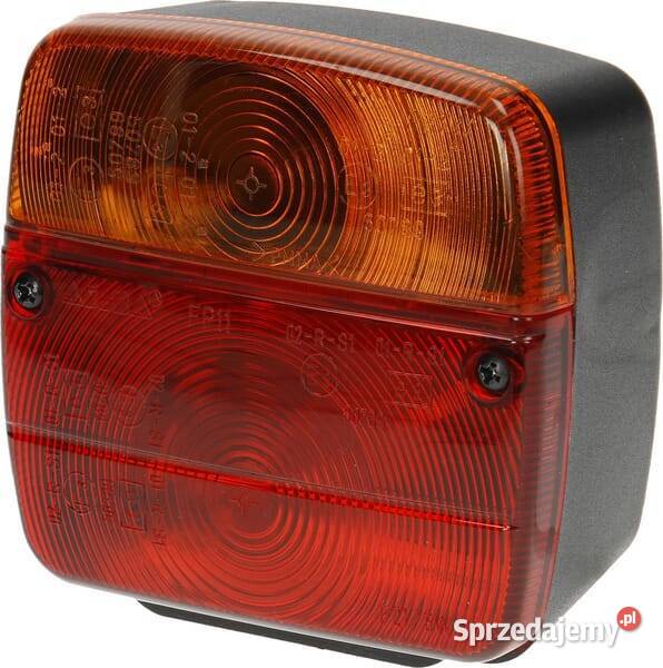 Lampa tylna kwadratowa prawa 1224V Kamionna