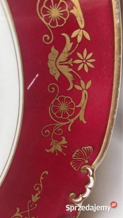 Wielka Patera Koningl pn Tettau Import Znana Gdańsk