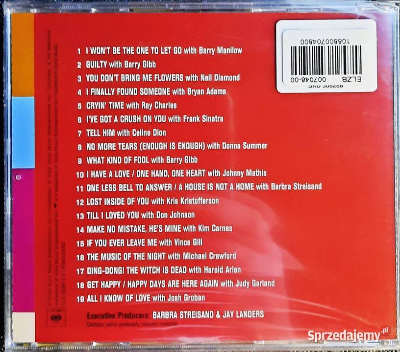 Wspaniały Album CD Barbra Streisand i Gwiazdy Katowice