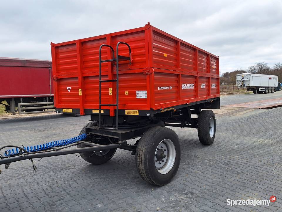 Przyczepa brandys wywrotka 12dmc nieuszkodzony Rawa Mazowiecka