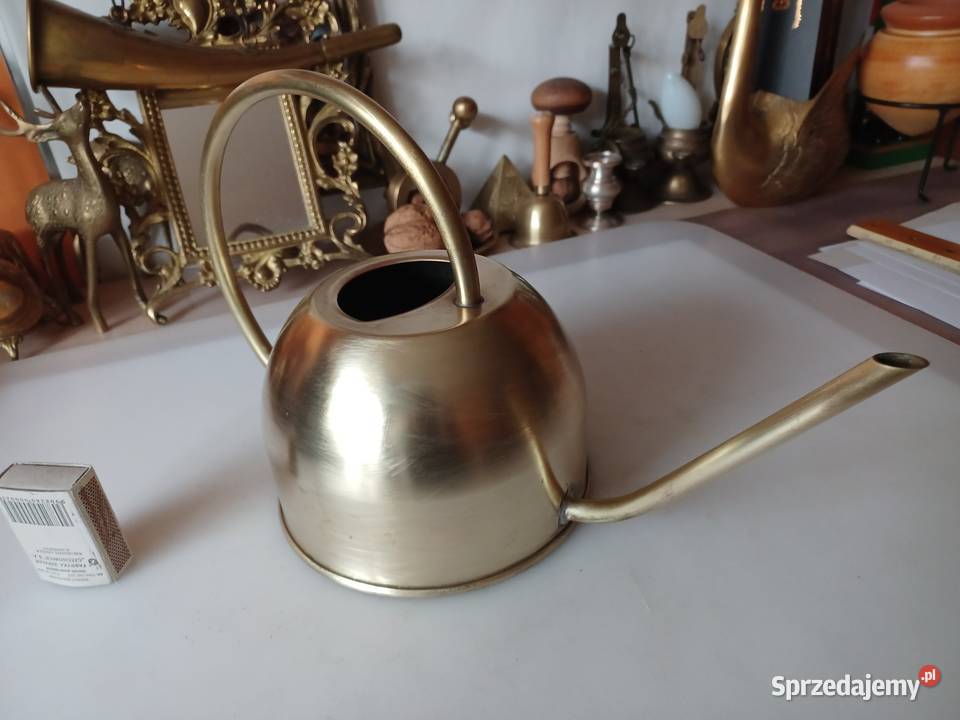 Duża konewka mosiężna Poznań