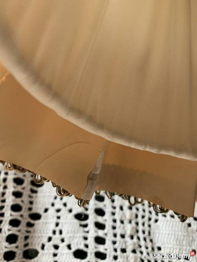 Stara przedwojenna lampa z metalu