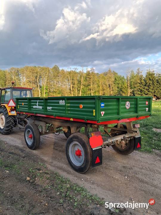 Przyczepa wywrotka d47 zarejstrowana sprzedam