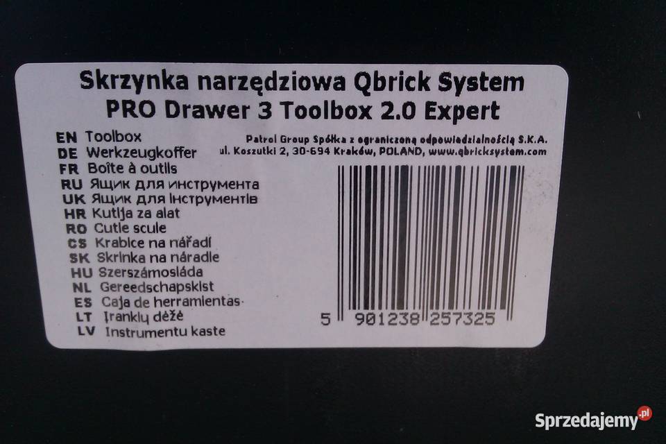 skrzynka narzędziowa Qbrick System PRO Drawer 3 Warszawa