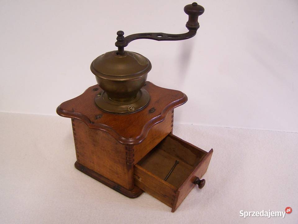 Antyczny ręczny młynek do kawy kolekcjonerski Pozostałe Antyki, Sztuka, Kolekcje Koszalin