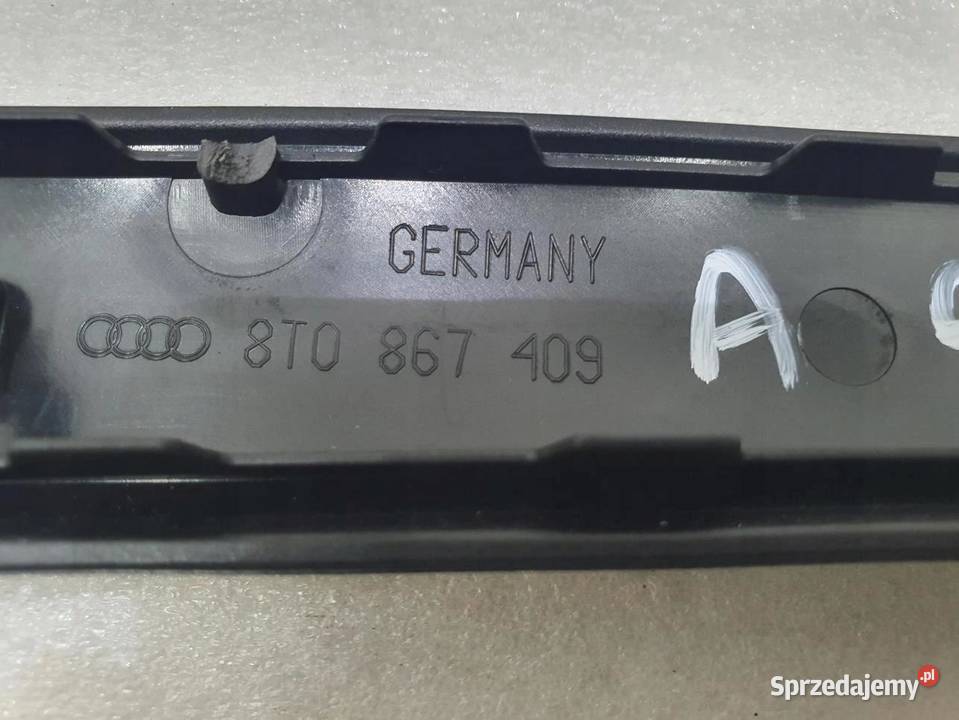 LISTWA DEKOR DRZWI LEWY PRZÓD AUDI A5 8T osobowe wielkopolskie sprzedam