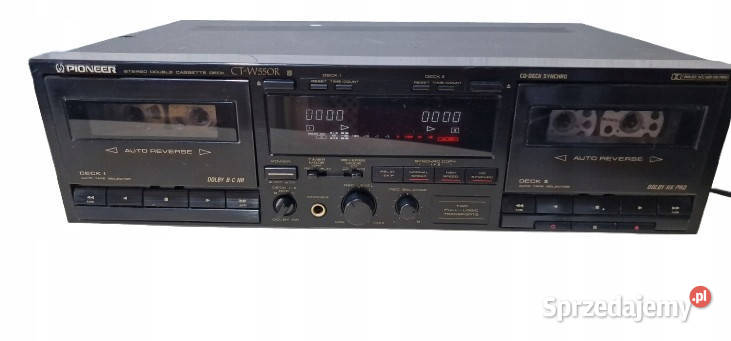 Magnetofon Pioneer CTW550R CT W550 R casette Międzychód