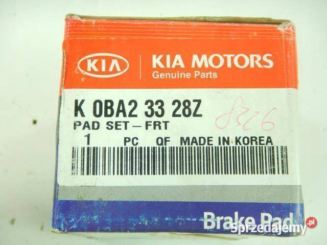 KLOCKI HAMULCOWE PRZÓD KIA PRIDE 9699 RIO 0005 Układ hamulcowy sprzedam