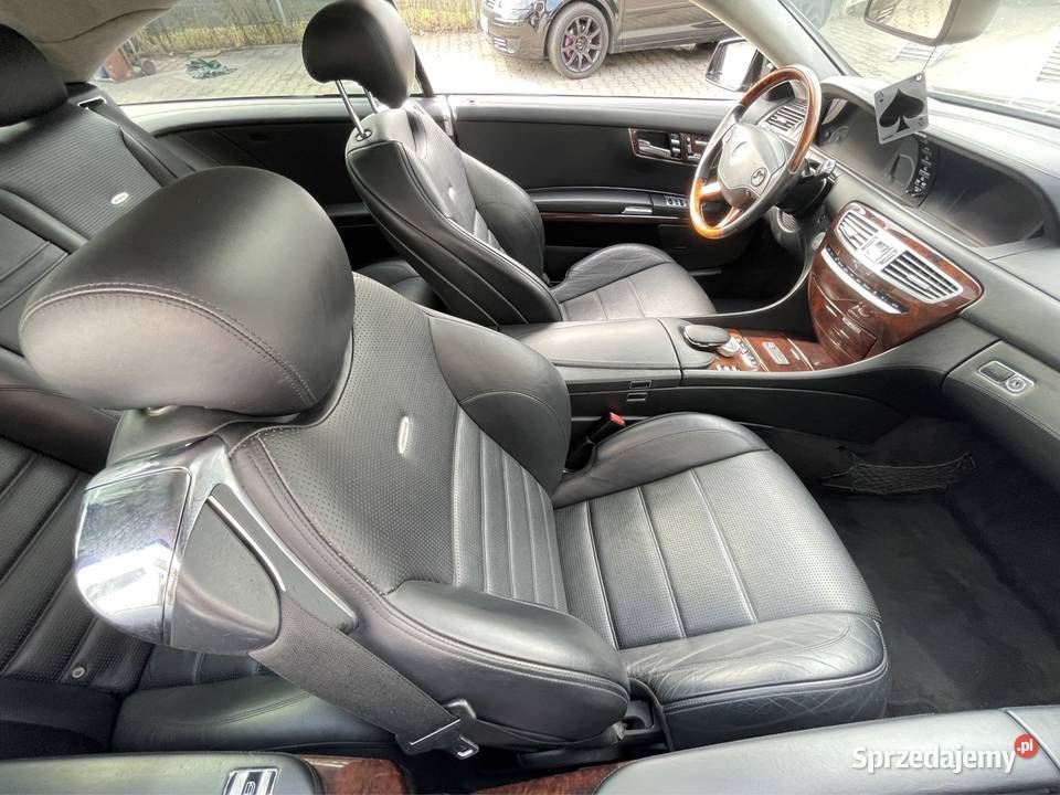 Mercedes S Coupe CL 63 AMG 525 DIABEŁ Night garażowany śląskie Dąbrowa Górnicza