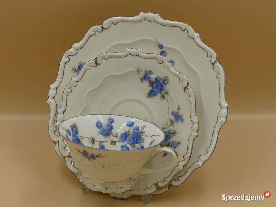 Komplet śniadaniowy Sorau niebieskie Mimose Poznań