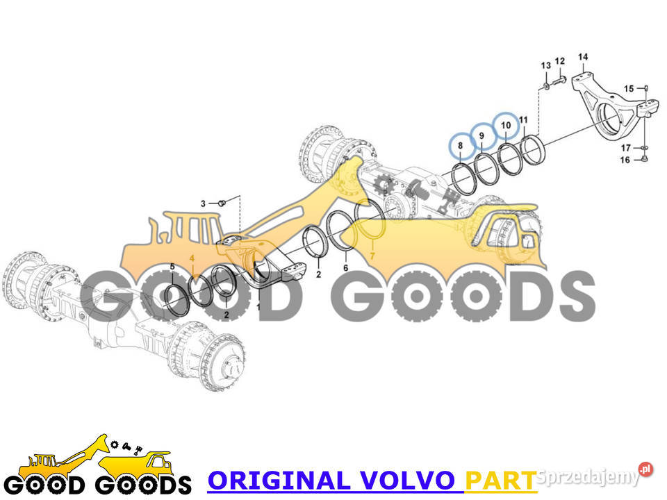 VOLVO TULEJA USZCZELNIENIE 11102544 11102264 Władysławów