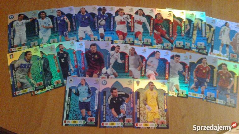 Karty piłkarzy sportowe EURO 2012 Panini adrenal Pozostałe Strzelin
