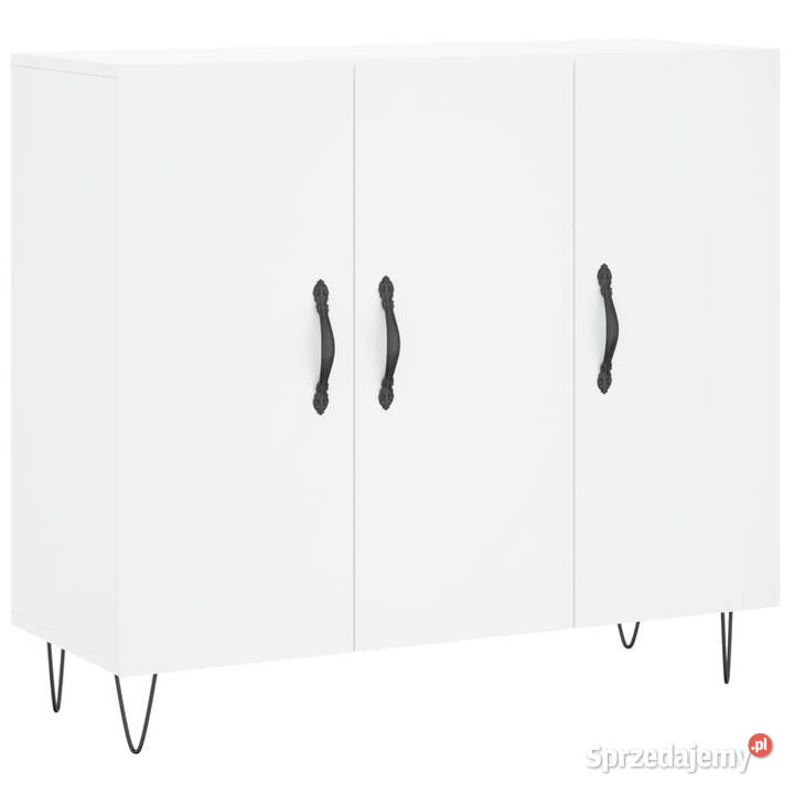 Szafka biała 90x34x80 materiał drewnopochodny