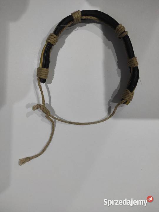 bransoletka regulowana na sznurek