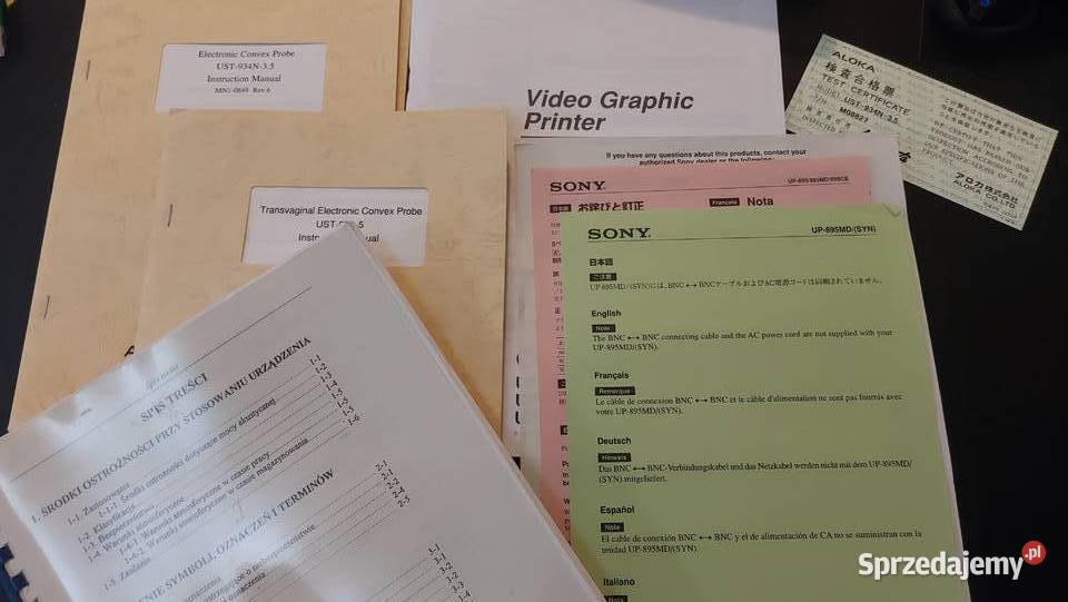 Aparat ultrasonograficzny USG drukarka głowice Radom