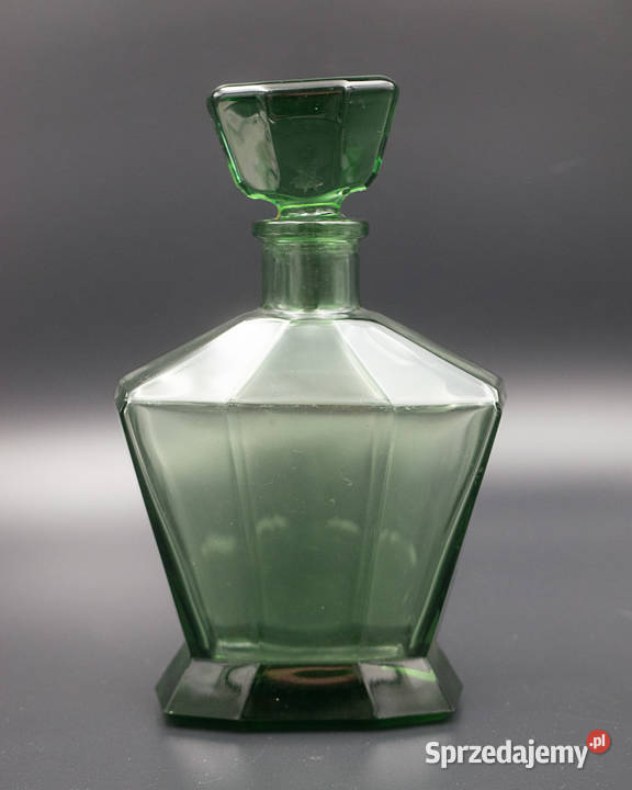 Piękna zielona karafka Porcelana i szkło Antyki, Sztuka, Kolekcje Poznań