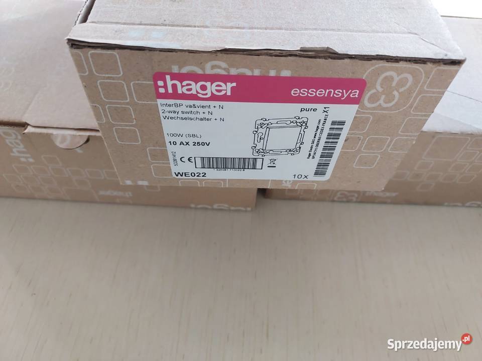 Hager WE022 włącznik łącznik pomorskie Roszkowo sprzedam