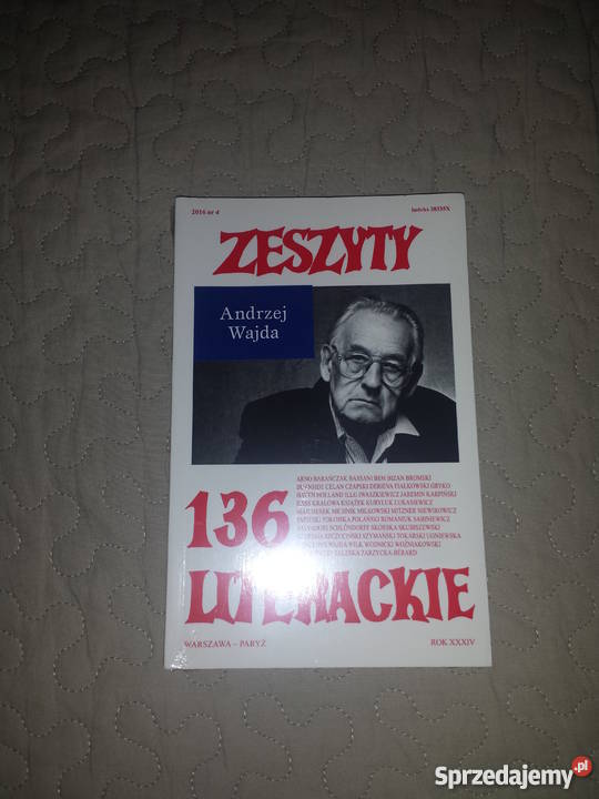 Nowe zeszyty literackie 13642016 andrzej Wajda Warszawa