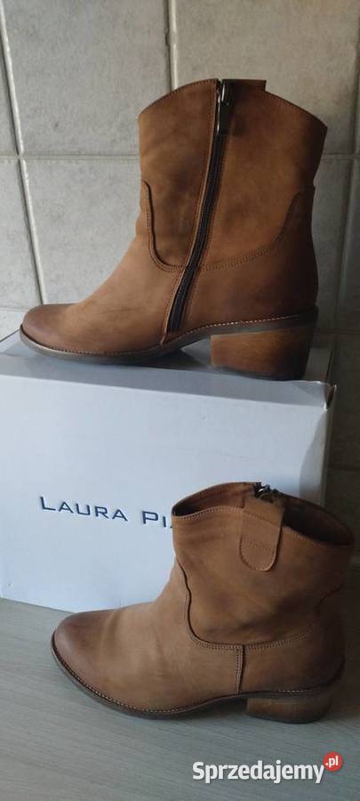 Buty damskie botki Laura Piacci 25.5cm Lublin sprzedam