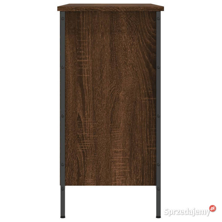 Szafka na buty brązowy dąb 100x35x70 WM831847 mazowieckie Warszawa